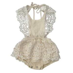 Baby Girls Crochet One-Piece 90cm (1457)